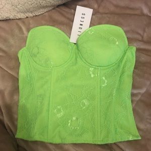 Lioness lace Bustier